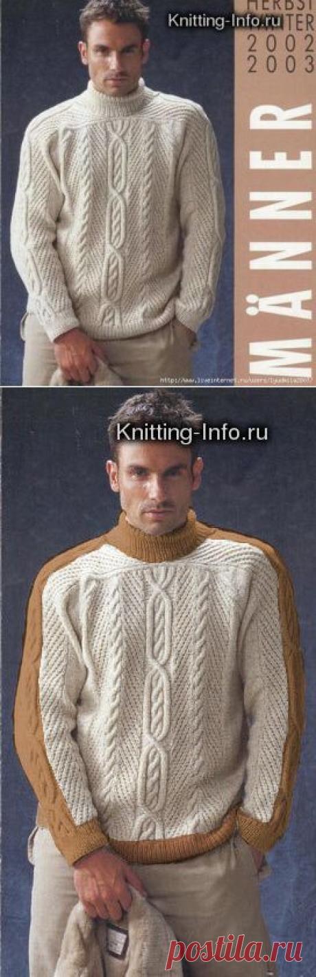 Свитер с аранами из forum.knitting-info.ru (разбор полётов)