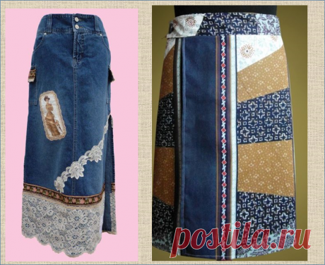 Переделка: фантазии на тему джинсовой юбки - 50 моделей для примера и рассматривания | МНЕ ИНТЕРЕСНО | Яндекс Дзен