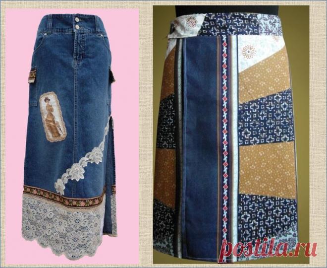 Переделка: фантазии на тему джинсовой юбки - 50 моделей для примера и рассматривания | МНЕ ИНТЕРЕСНО | Яндекс Дзен