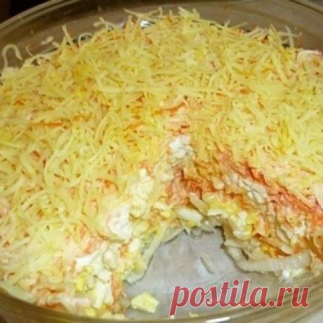 Диетический французский салат к ужину