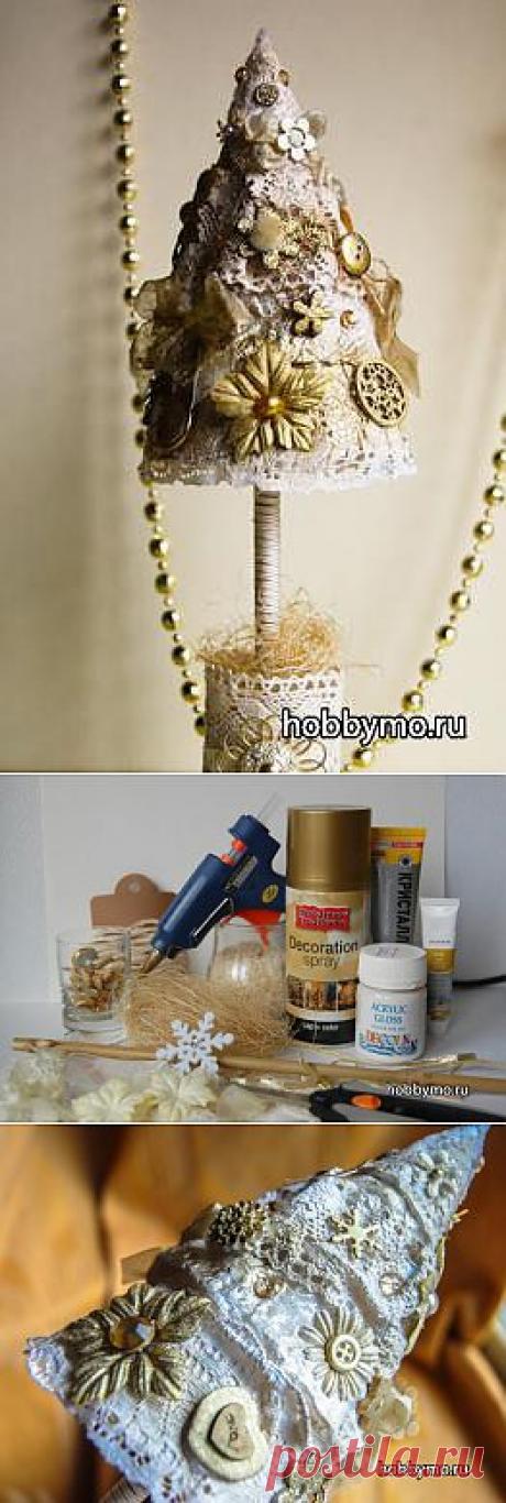Мастер-класс 'Винтажная елочка' - Море хобби. Мы расскажем вам все о рукоделии и мастер-классах