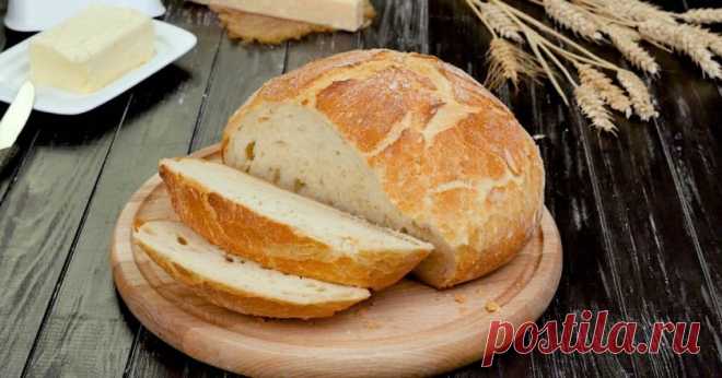 Домашний хлеб в кастрюле из 4 ингредиентов | Со Вкусом