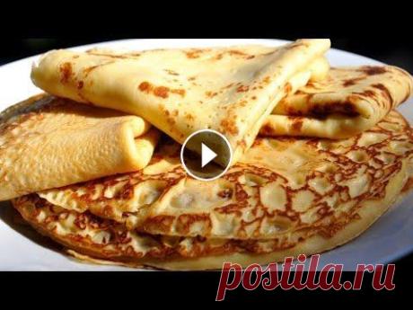 БЛИНЫ Самый простой рецепт | Домашние Блинчики тонкие на молоке самые вкусные Tasty Crepes [ENG SUB] #блины #блинчики #рецептблинов #тонкиеблинчики Очень вкусные Домашние блины (блинчики). Самый простой рецепт классических тонких блинчиков на молоке. ...