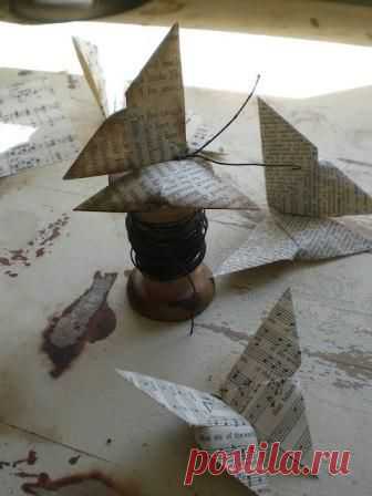 Красивые бабочки из бумаги - ua-handicraft