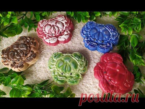 ♥ Мыло с люфой в пластиковых формах♥