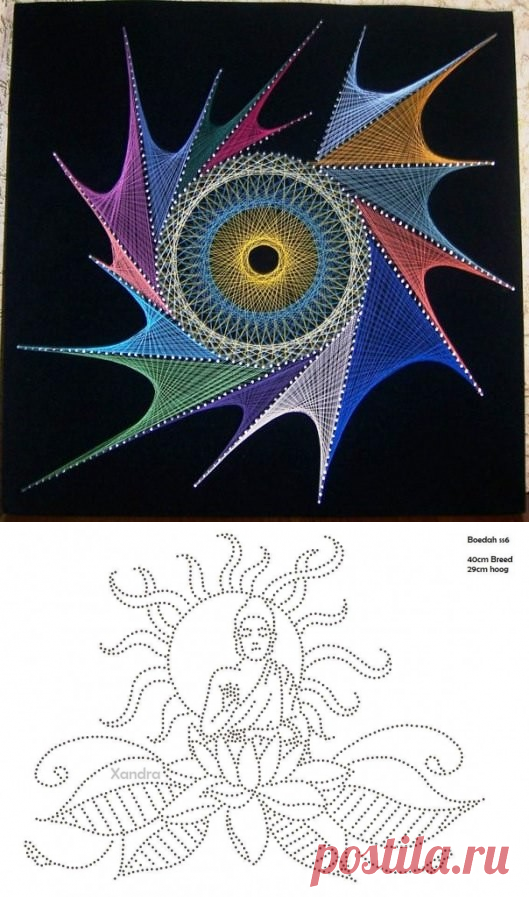 Вышивка изонитью