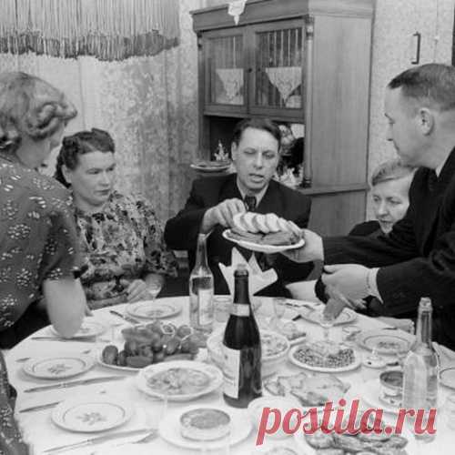 В гостях у советской семьи