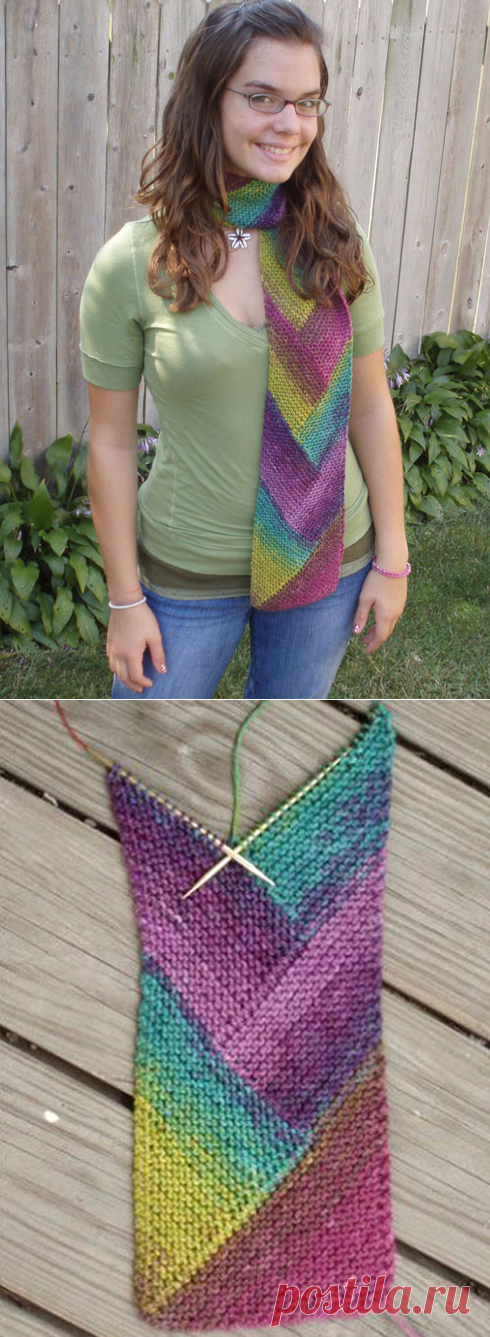 ИНТЕРЕСНЫЙ ШАРФ В ТЕХНИКЕ НЕОБЫЧНОГО ЧАСТИЧНОГО ВЯЗАНИЯ. PIONEER BRAID SCARF / Вязание