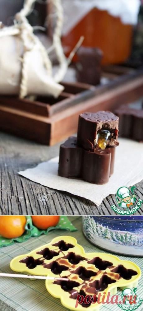 Конфеты с мандариновым джемом