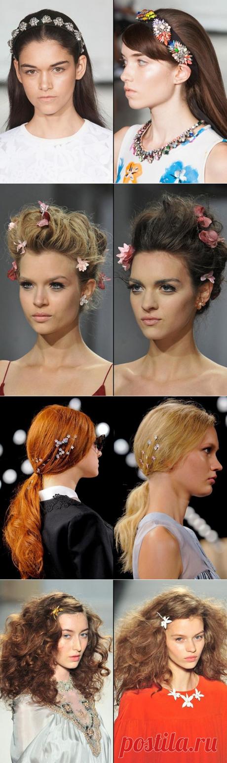 Модные аксессуары для волос: как украсить волосы летом 2014 | Ladiesvenue