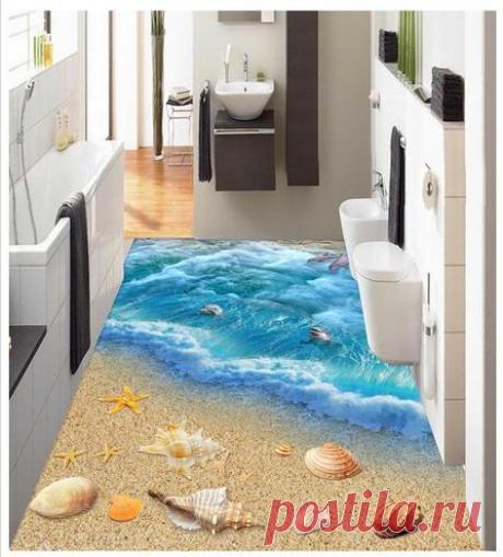 wallpaper Picture - More Detailed Picture about customized 3d photo wallpaper 3 d ocean floor of the world 3D floor 3d mural PVC wallpaper self adhesion floor wallpaer Picture in Wallpapers from Huaqiang garment | Aliexpress.com | Alibaba Group
