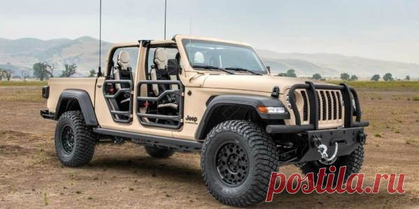 Создатели «Хаммера» превратили Jeep Gladiator в армейский вездеход ( 2 фото ) . Тут забавно !!!