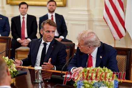 Макрон рассказал об изменении позиции Трампа по Украине