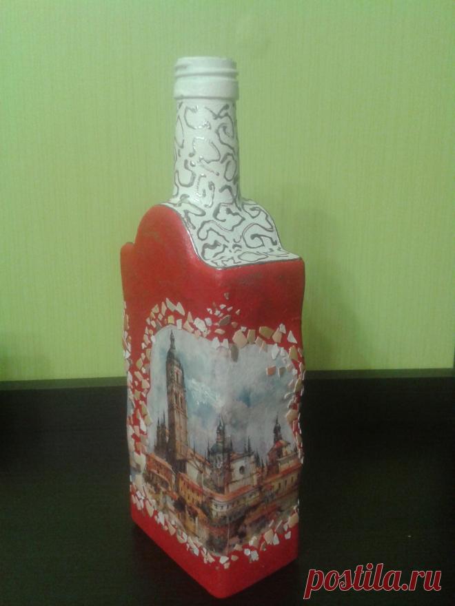 Роспись бутылок,ваз,керамики и стекла