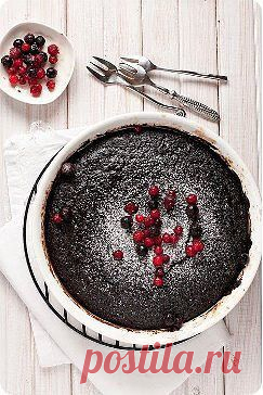 Шоколадный торт без яиц