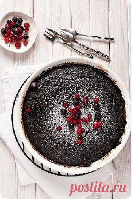 Шоколадный торт без яиц