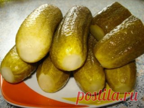 ОГУРЧИКИ ВСЕМ ПО ВКУСУ
Есть две вещи , а точнее 2 блюда , за которые , по словам мужа , я могу Родину продать .
Вот одно из этих блюд – эти огурчики . Могу одна съесть трёхлитровую банку .
Есть ещё такие любители ? Тогда делюсь рецептом.
Моем огурцы ( у меня небольшие , покупала у баура ) и обрезаем «попки» .
Можно замочить на пару часов, но я делаю это не всегда. 
На 3л воды нам понадобится 100 гр сахара и 100 гр соли , лучше брать крупную.
Кроме этого различные приправы ...