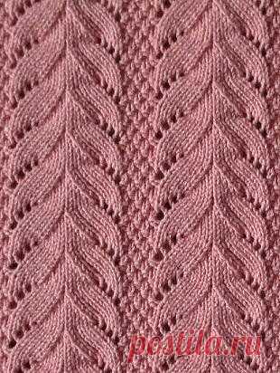 Узор в виде широкого колоска