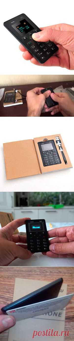 Ультратонкий мобильный «ТЕЛЕФОН-КРЕДИТКА» купить в
