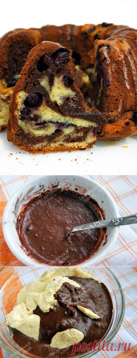 579. Кекс с черникой и маскарпоне