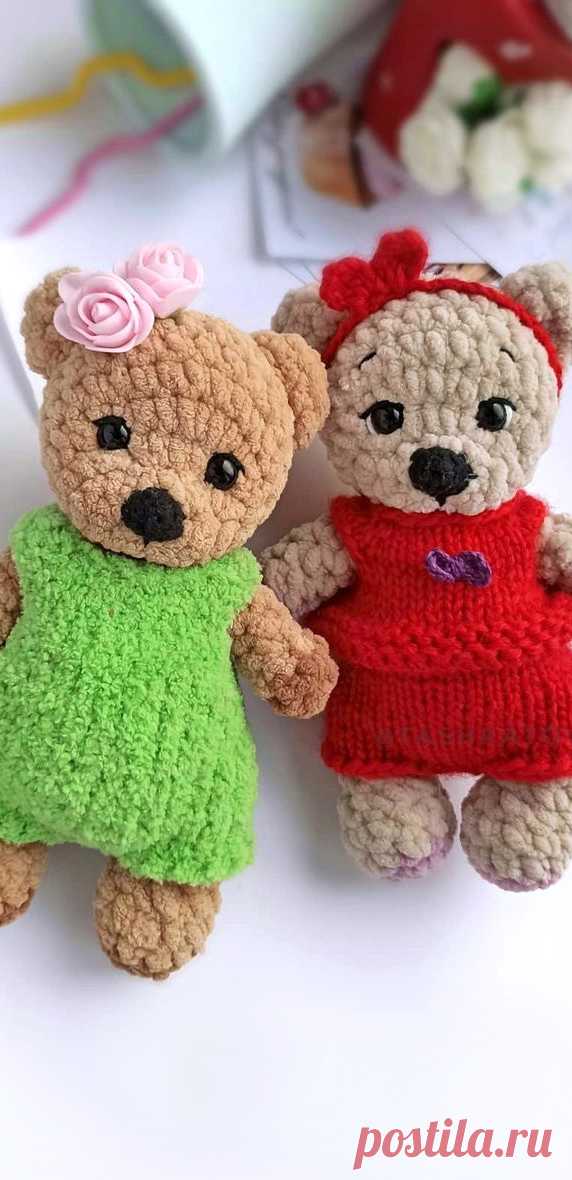 PDF Мишутка крючком. FREE crochet pattern; Аmigurumi animal patterns. Амигуруми схемы и описания на русском. Вязаные игрушки и поделки своими руками #amimore - медведь из плюшевой пряжи, медвежонок, плюшевый мишка.