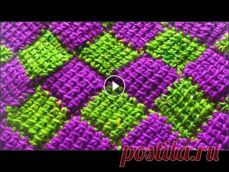Энтерлак крючком. Вязание энтерлак. Узор крючком. Часть 2. Crochet enterlak. Part 2. Энтерлак - техника вязания, при котором полотно выглядит так, как будто выполнено в лоскутной технике, но вяжется вся вещь целиком без отрыва нити. Ра...