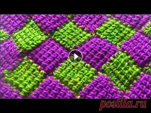 Энтерлак крючком. Вязание энтерлак. Узор крючком. Часть 2. Crochet enterlak. Part 2. Энтерлак - техника вязания, при котором полотно выглядит так, как будто выполнено в лоскутной технике, но вяжется вся вещь целиком без отрыва нити. Ра...