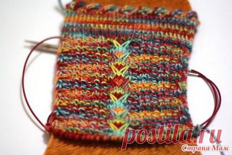 Край платочной вязкой Торнадо(перекрученная кромка). Мастер-класс - Страна Мам