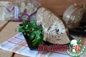 Печеночный пирог с рисом и сыром - кулинарный рецепт