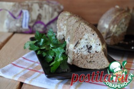 Печеночный пирог с рисом и сыром - кулинарный рецепт