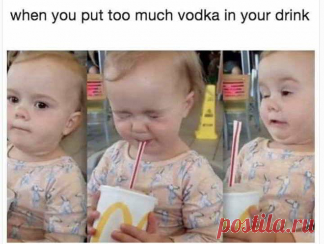When you put too much vodka in a drink - Gag Bee

#funny #memes  #girls #boys #baby #gagbee