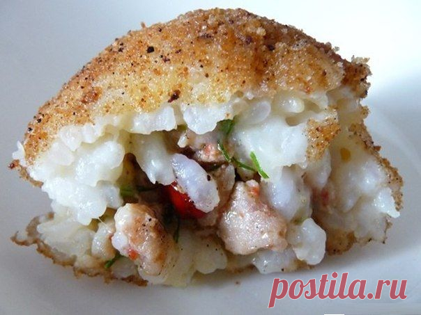 Рисовые колобки с начинкой! Очень вкусно! Такое блюдо хорошо подойдет и для праздничного стола. Рисовые колобки с начинкой — это ещё один прекрасный вариант подачи рисовых блюд. | Эксклюзивные шедевры кулинарии.