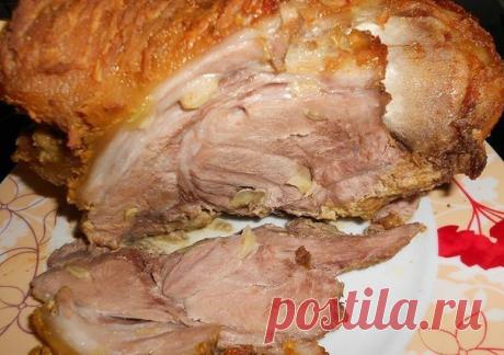 РУЛЬКА ЗАПЕЧЕННАЯ В ГОРЧИЦЕ 

Нам понадобится: 

Одна рулька(сырая) 
Показать полностью…