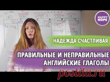 ПРАВИЛЬНЫЕ и НЕПРАВИЛЬНЫЕ английские глаголы - ТАБЛИЦА ГЛАГОЛОВ в описании