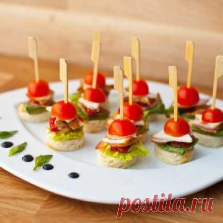 10 ВКУСНЕЙШИХ РЕЦЕПТОВ КАНАПЕ! Сохраните, чтобы приготовить все! - МирТесен