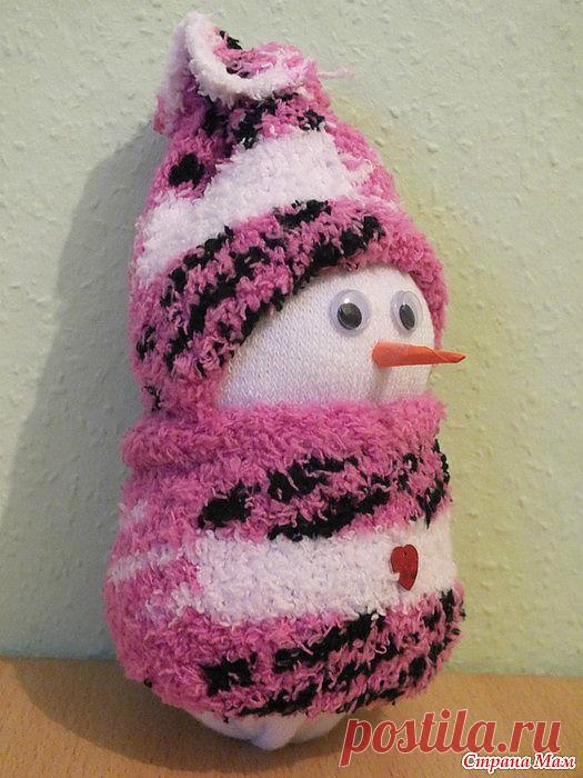 Cнеговичок из носков МК: Дневник группы "Игрушки своими руками" - Страна Мам