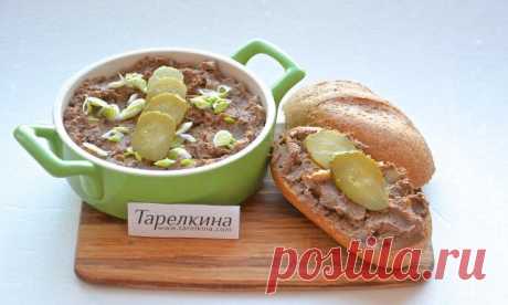 Печеночный паштет с яблоками