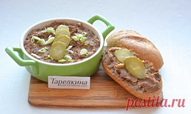 Печеночный паштет с яблоками