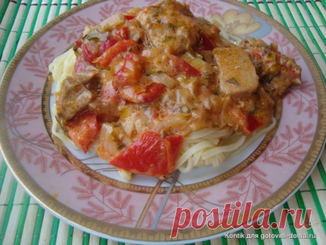 Паприкаш из свинины | Четыре вкуса