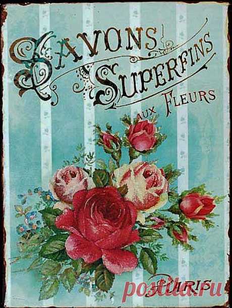 Savon à l'ancienne aux fleurs | Printables and labels