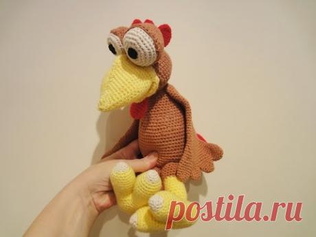 Петух Морхухн Ч-2 Cock Moorhuhn Crochet Р-2