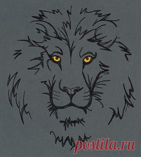 King of the Jungle | Urban Threads: Unique and Awesome Embroidery Designs