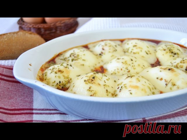 Egg, Bacon & Cheese Gratin - How to Make Eggs Au Gratin with Tomato Sauce Learn how to make hard-boiled egg gratin with tomato sauce, smoked bacon and cheese. This delicious recipe is easy to make and everyone will love it!

▼ INGREDIENTS LIST:

- 5 large eggs
- 5 slices of smoked bacon
- 10 tablespoons of tomato sauce
- 3 slic