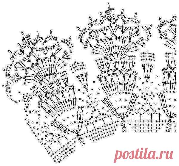 воротники крючком схемы: 17 тыс изображений найдено в Яндекс.Картинках