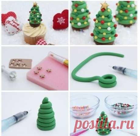 Новогодние фото-уроки по лепке
#сделай_сам #новый_год #идеи@rukodelz