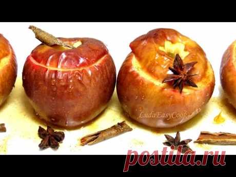 Запеченные #яблоки с корицей. Простой и полезный десерт #LudaEasyCook