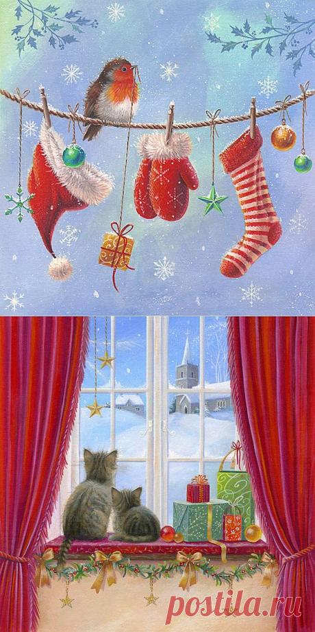 Художник Sarah Summers. Новогоднее.