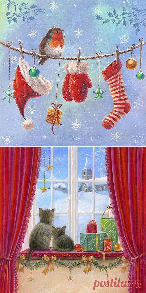 Художник Sarah Summers. Новогоднее.