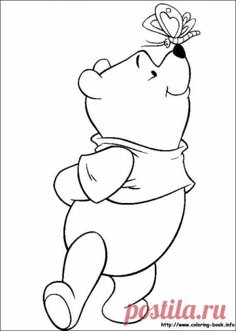 Winnie the Pooh coloring picture