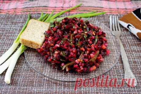 Винегрет с морской капустой